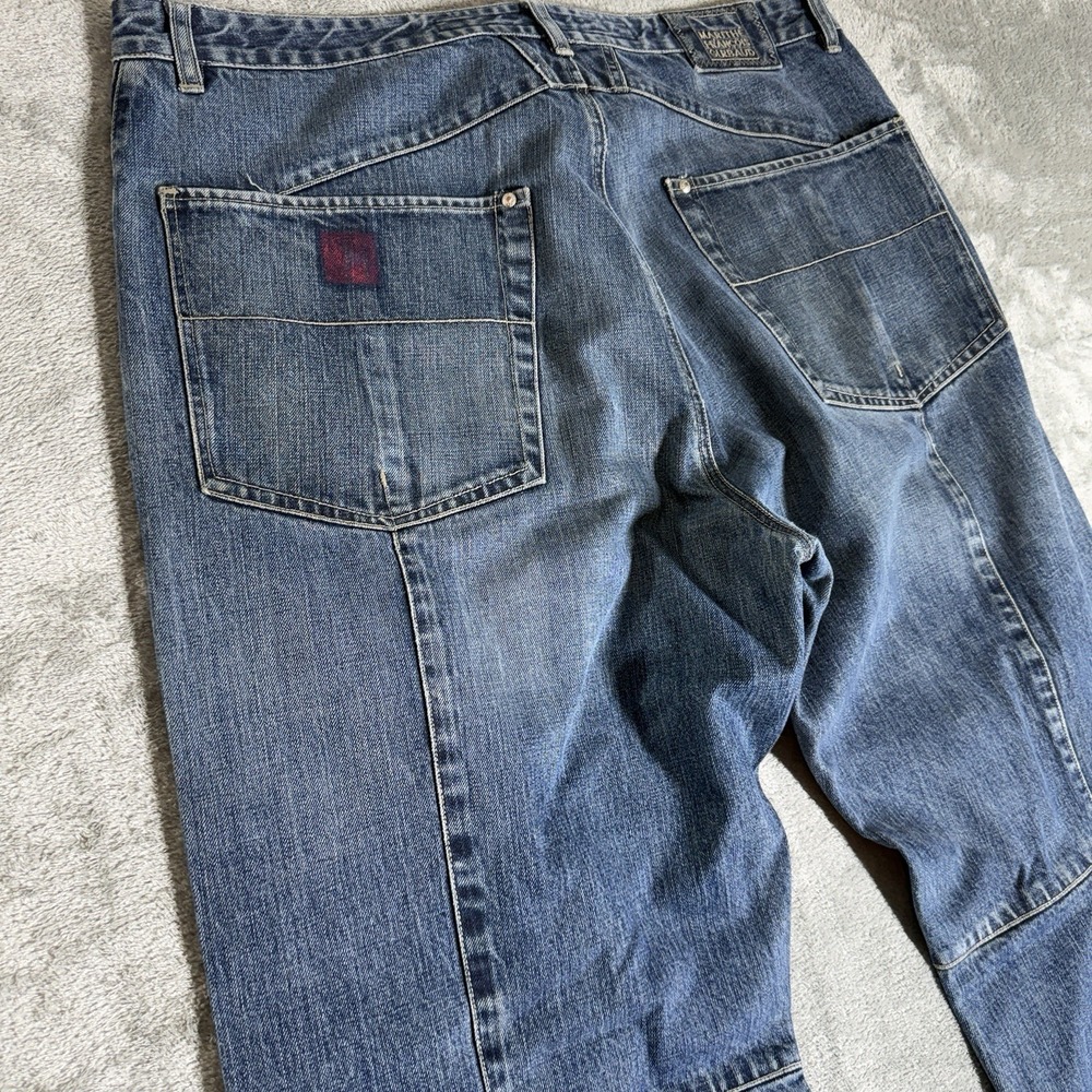 Marithe Francois Girbaud Baggy Denim Jeans Men's 40x33 Skater Y2K - Picture 3 of 14